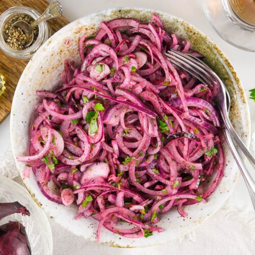 Zwiebel Salat